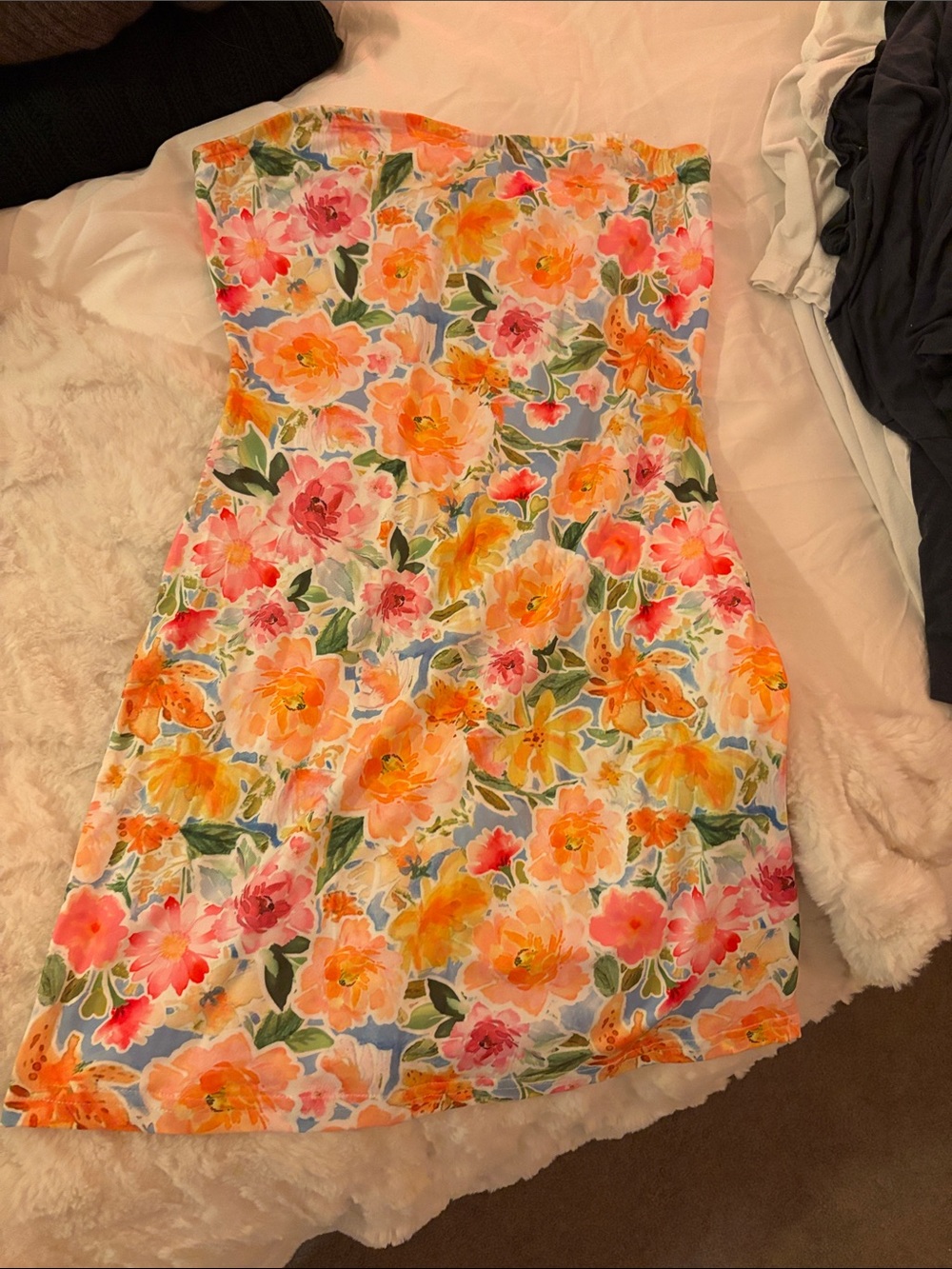 Floral Strapless Sundress
